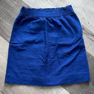 J. Crew Royal Blue Skirt size 0